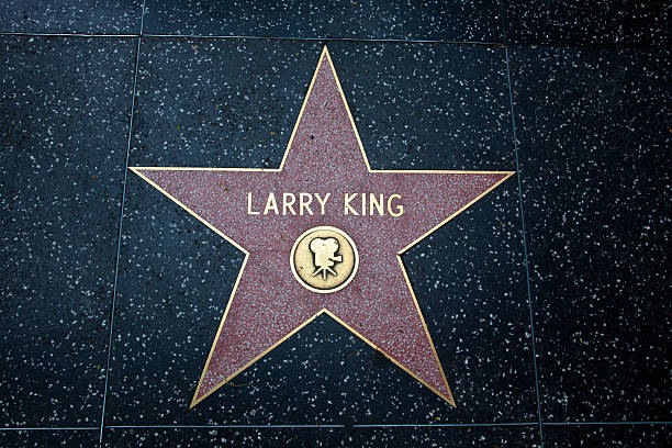 hollywood walk of fame star larry king - larry king 個照片及圖片檔