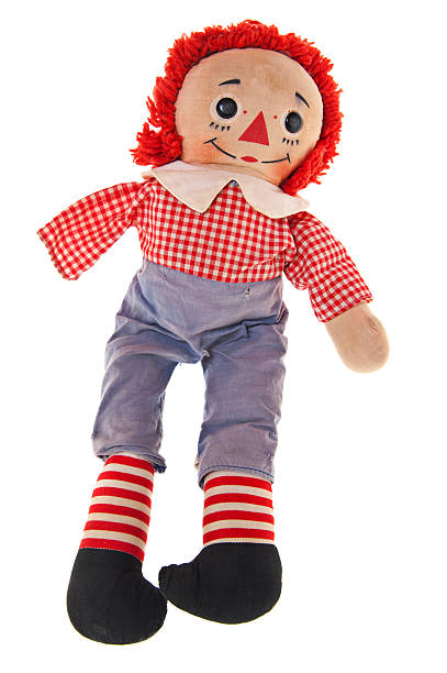 raggedy andy doll - rag doll stock-fotos und bilder