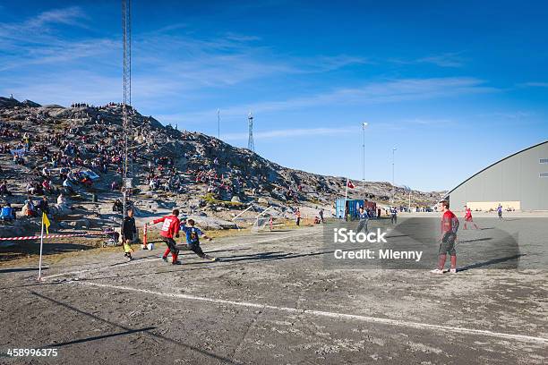Greenland Soccer Championship In Nuuk Godthab Stock Photo - Download Image Now - 2010, Arctic, Competition
