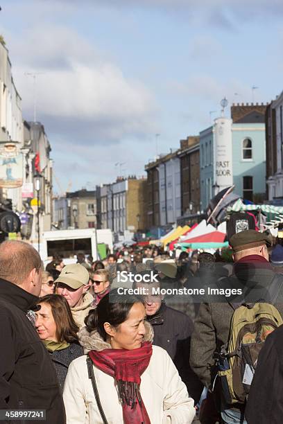 Il Mercato Di Portobello Road A Notting Hill Londra - Fotografie stock e altre immagini di Ambientazione esterna