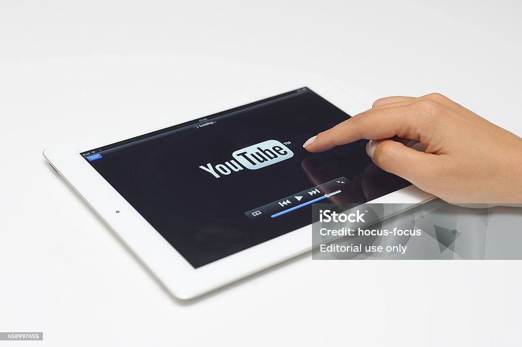 Youtube sur l'iPad 3 - Photo de YouTube libre de droits