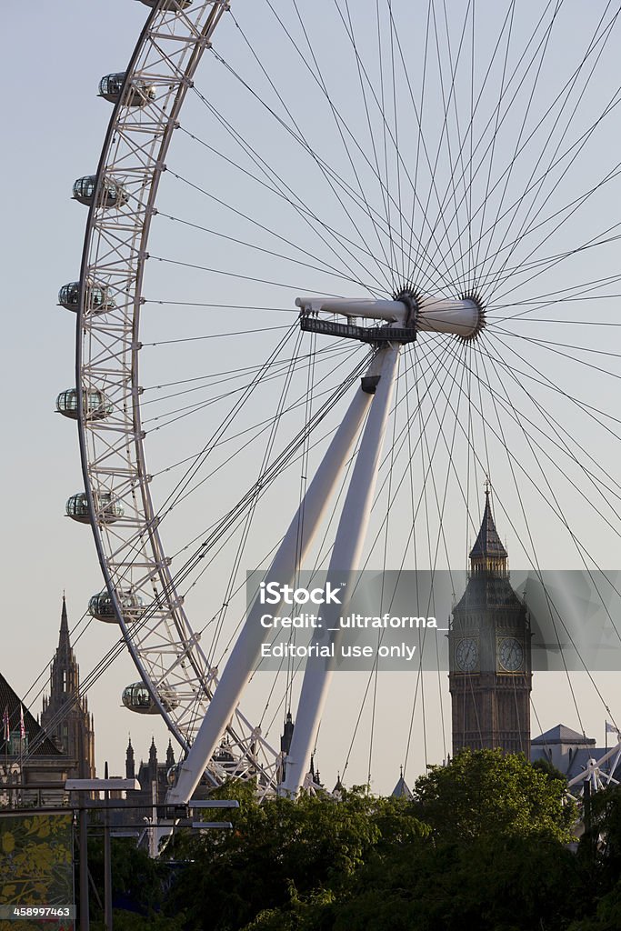 London Eye et de Big Ben - Photo de Acier libre de droits