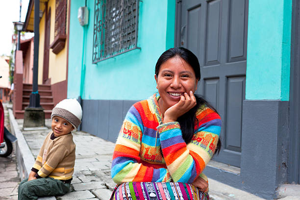 Guatemalan Woman stock photo