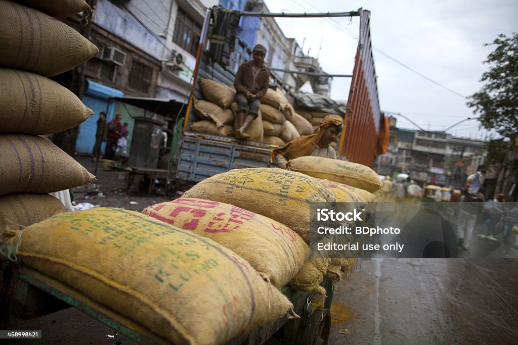 Straßen von Neu-Delhi - Lizenzfrei Indische Kultur Stock-Foto