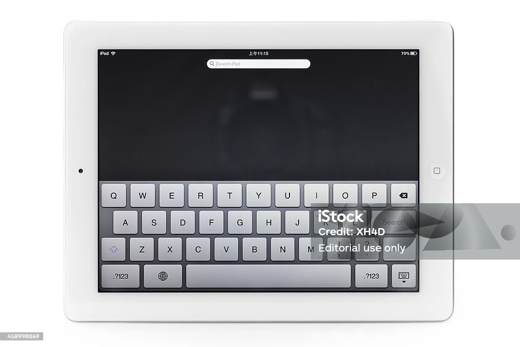 O novo iPad 3 - Foto de stock de A caminho royalty-free