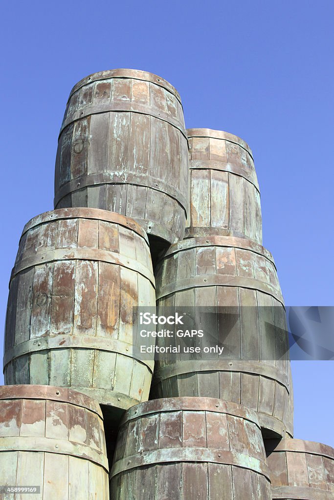 Monumento de velhos Barris de arenque - Royalty-free Arenque Foto de stock