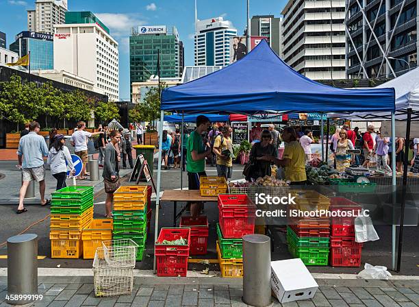 Auckland Mercado Ao Ar Livre - Fotografias de stock e mais imagens de Nova Zelândia - Nova Zelândia, Mercado - Espaço de Venda a Retalho, Mercado de Produtos Agrícolas