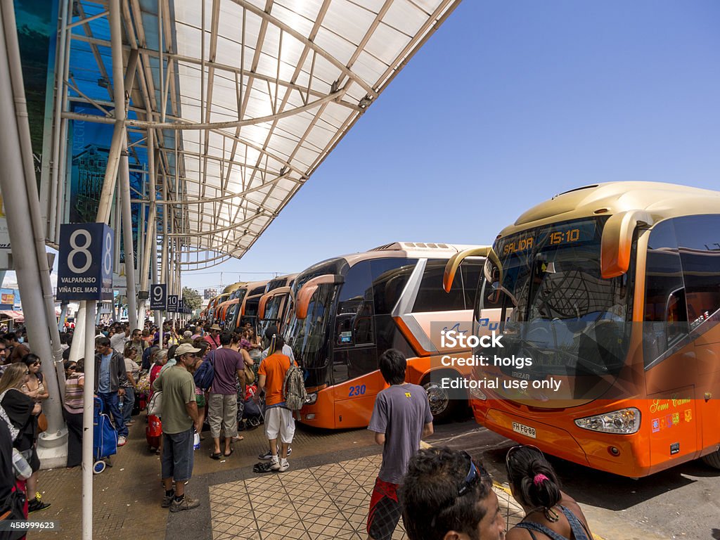 Gare routière de Santiago - Photo de Chili libre de droits