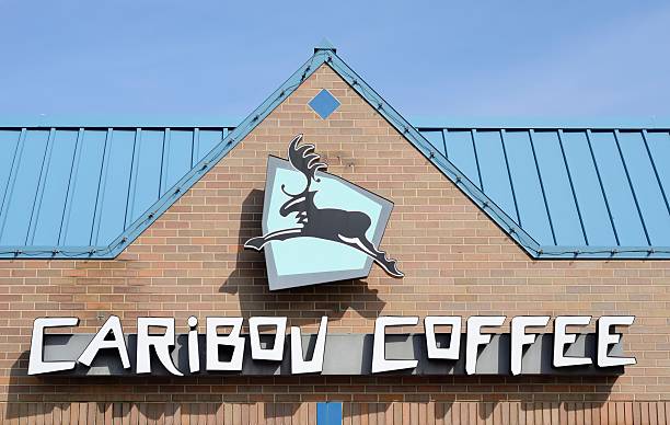 Caribou Coffee stock photo