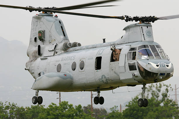 estados unidos marine corps de helicóptero - helicopter boeing marines military - fotografias e filmes do acervo