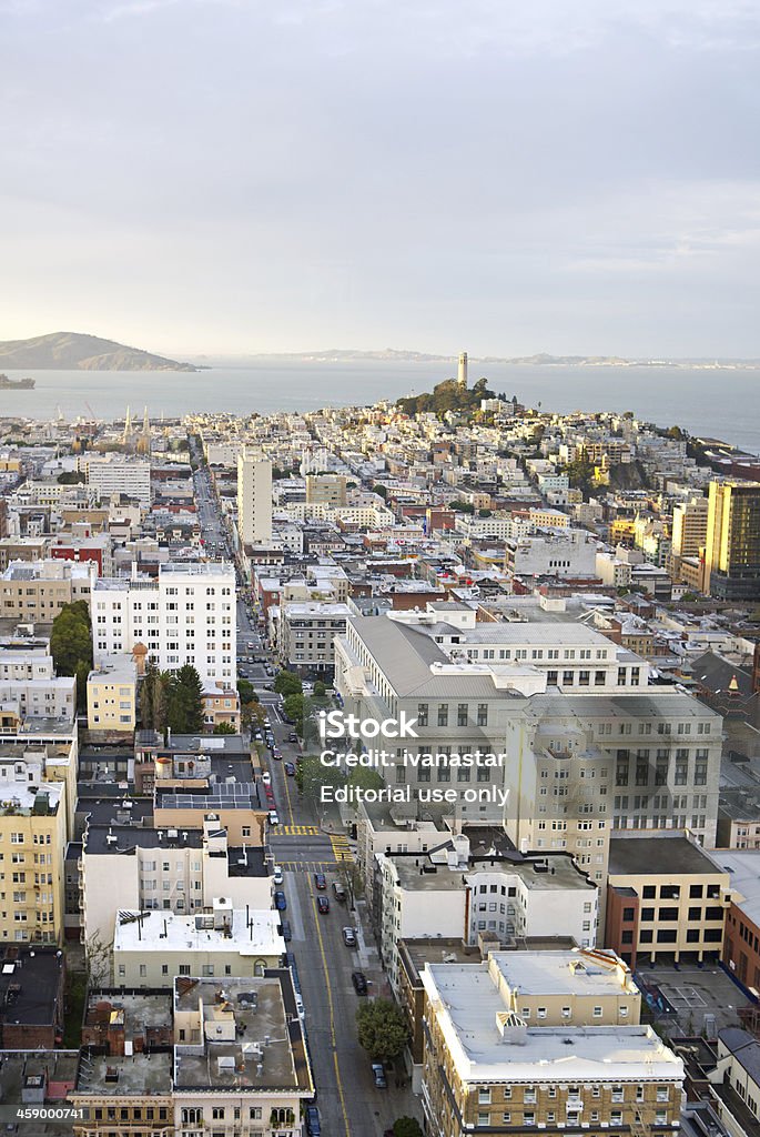 Vista panorámica de la bahía de San Francisco, vista aérea - Foto de stock de Alto - Descripción física libre de derechos