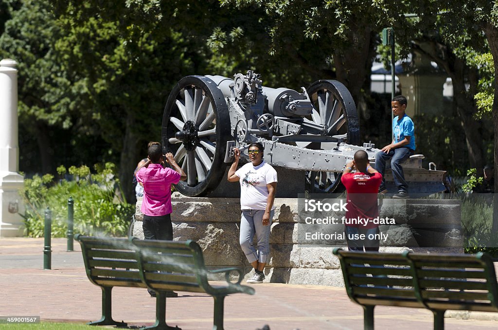 Local turistas em Jardins da Cidade do Cabo - Royalty-free Adulto Foto de stock