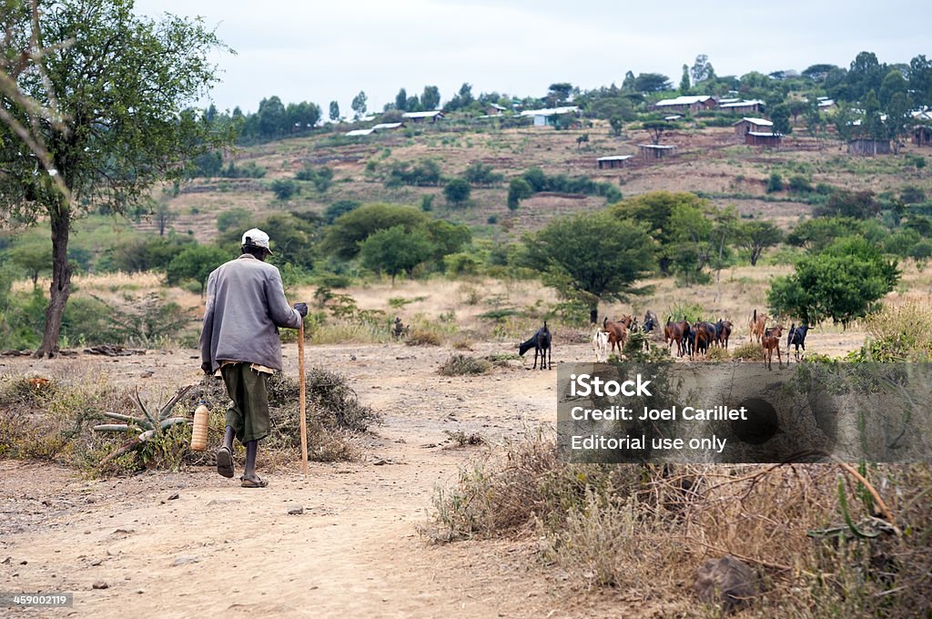 Shepherd im ländlichen Äthiopien in der Nähe von konstantin eduardovich - Lizenzfrei Afrika Stock-Foto