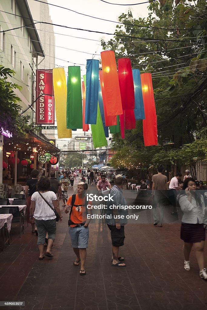 Khao San Road Bangkok, Thailand - 로열티 프리 20-29세 스톡 사진