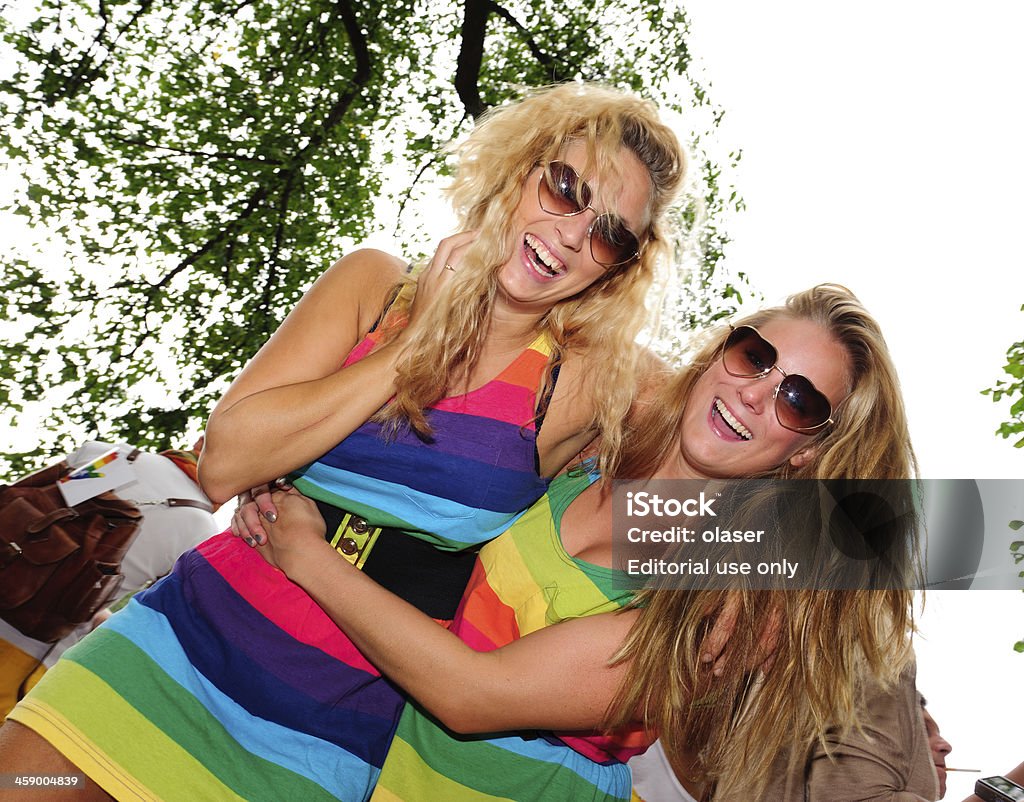 Stockholm, les personnes célébrant Pride festival - Photo de Adulte libre de droits