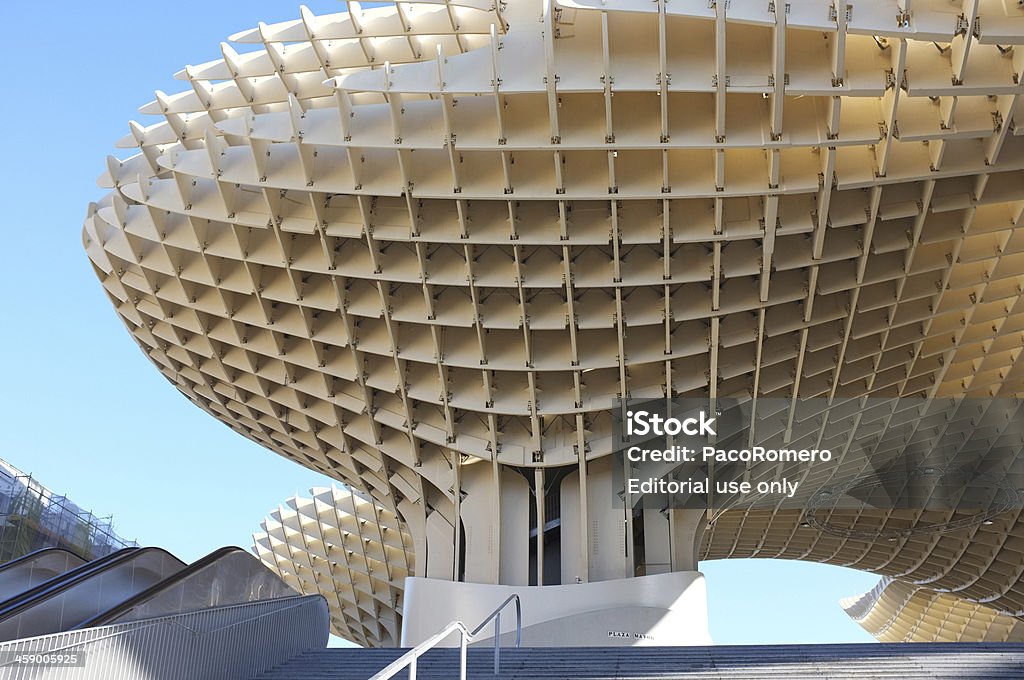 Современная архитектура в Севилье, Испания - Стоковые фото Дерево - материал роялти-фри