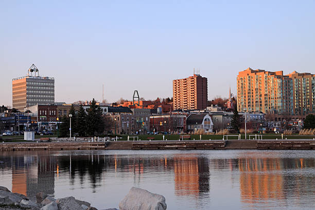 Barrie Downtown stock photo