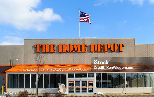 Home Depot Stockfoto und mehr Bilder von The Home Depot - The Home Depot, Im Freien, Amerikanische Flagge