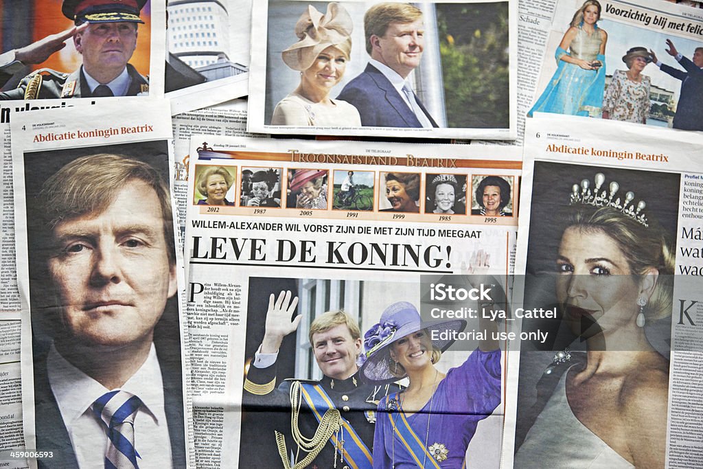 Futurs roi et reine des Pays-Bas # 1 XXXL - Photo de Culture néerlandaise libre de droits