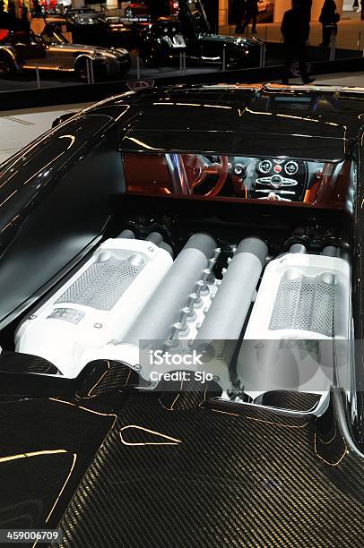 Bugatti W16 Engine Stock Photo - Download Image Now - Amsterdam, Bugatti, Bugatti Veyron