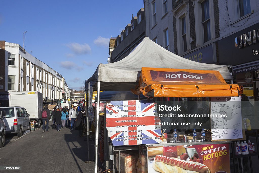 Portobello Road Market w Notting Hill, Londyn - Zbiór zdjęć royalty-free (Anglia)
