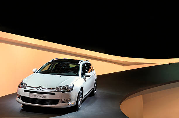 Brussels, Belgium - January 10, 2012: Citroen C5 Tourer on display during the 2012 Brussels motor show.