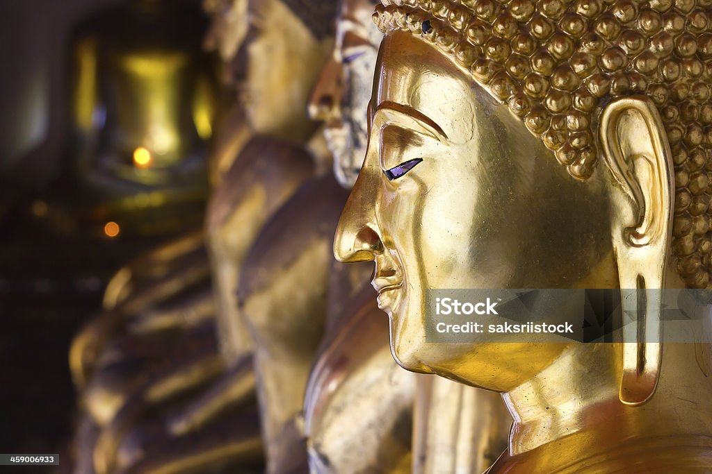 Buddha statue Buddha statue at Wat Pho, Bangkok Thailand Asia Stock Photo