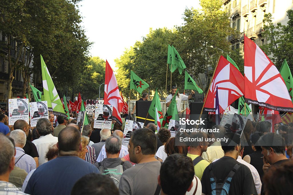 Manifestation à Barcelone - Photo de Austérité libre de droits