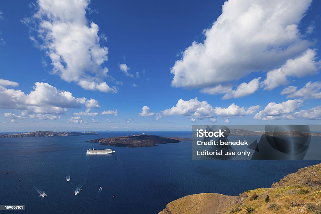 Santorini, Grecia, crucero - Foto de stock de 2010 libre de derechos