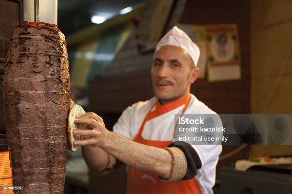 Döner kebab turco e diretor - Foto de stock de Döner Kebab royalty-free