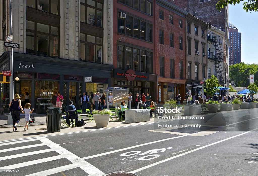 NYC skrzyżowań, 18 St & Broadway automatyczne Free zone z miejscem - Zbiór zdjęć royalty-free (18th Street)