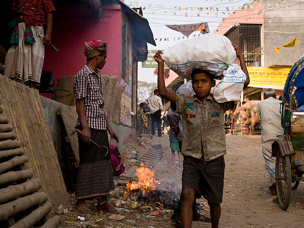 Chak Iftar Bazar, nestled in Dhaka's old town, buzzes with energy during Ramadan. This image was captured on March 24, 2024, from Dhaka, Bangladesh. Vendors offer an array of traditional delicacies, from crispy samosas to sweet jalebis, creating a vibrant tapestry of flavors that entice locals and visitors alike.