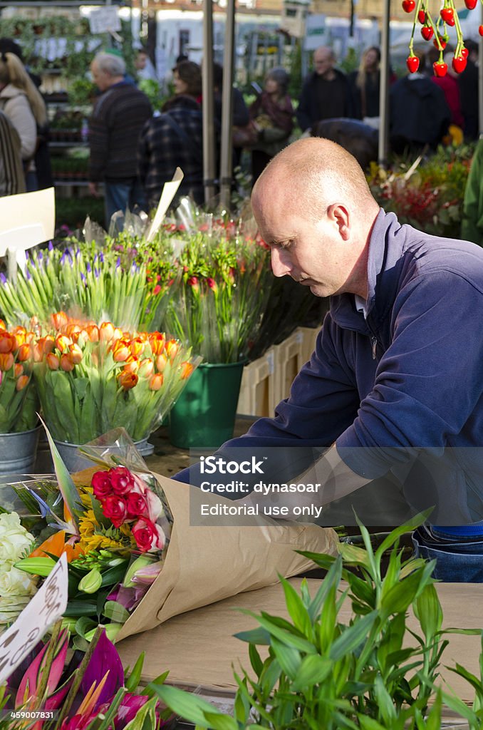 Columbia Road Flower Market, Londra - Foto stock royalty-free di Adulto