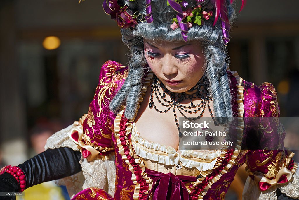 Japonês Retrato Carnaval de Veneza de 2013 São Marco - Royalty-free Adulto Foto de stock