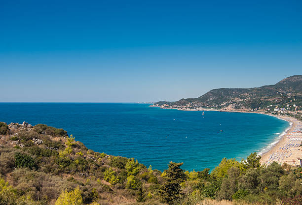istock habor of Alanya 459008733