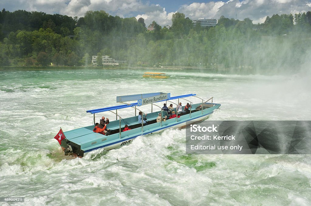 Rheinfall von Schaffhausen in der Schweiz - Lizenzfrei Europa - Kontinent Stock-Foto