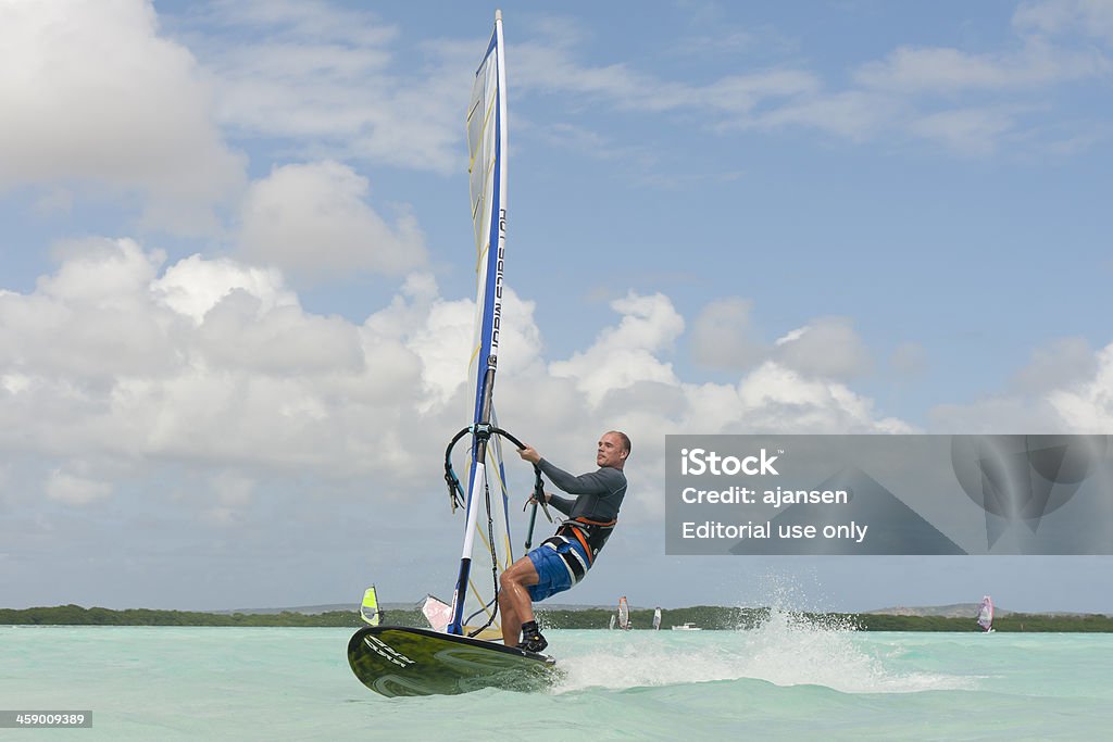 Surf em lac bay, sorobon, bonaire - Royalty-free Antilhas Foto de stock