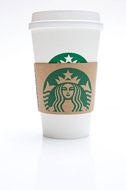 Grande Starbucks Coffee Cup stock photo