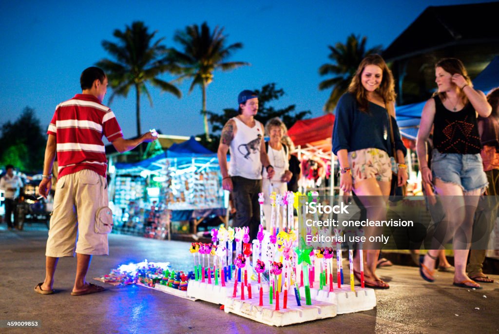 Luang Prabang noite MERCADO - Royalty-free Comida Foto de stock