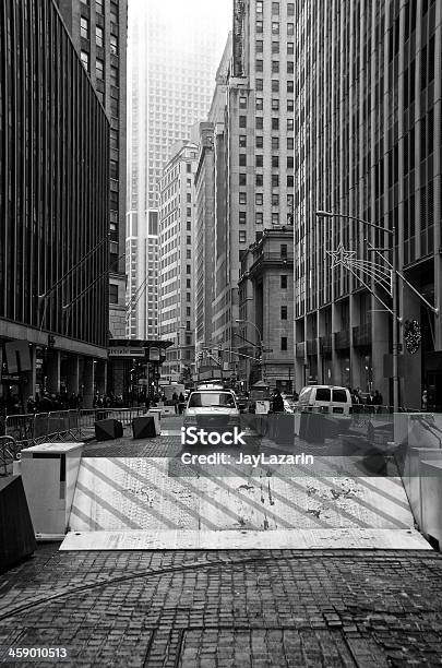 Contraterror Barreira Van Distrito Financeiro De Manhattan New York City - Fotografias de stock e mais imagens de Agente de segurança