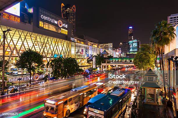 Foto de Tráfego Em Bangkok e mais fotos de stock de Bangkok - Bangkok, Tráfego, Ônibus