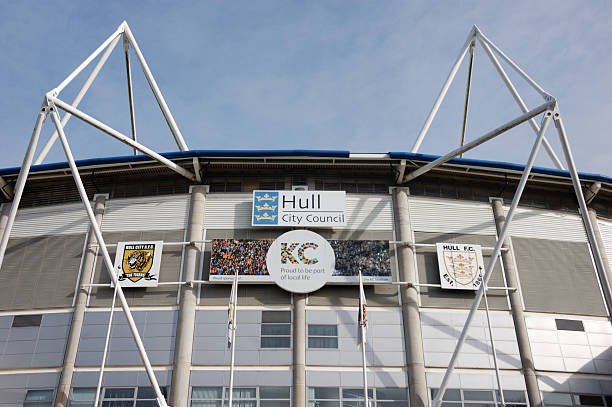 KC Stadium, Hull stock photo