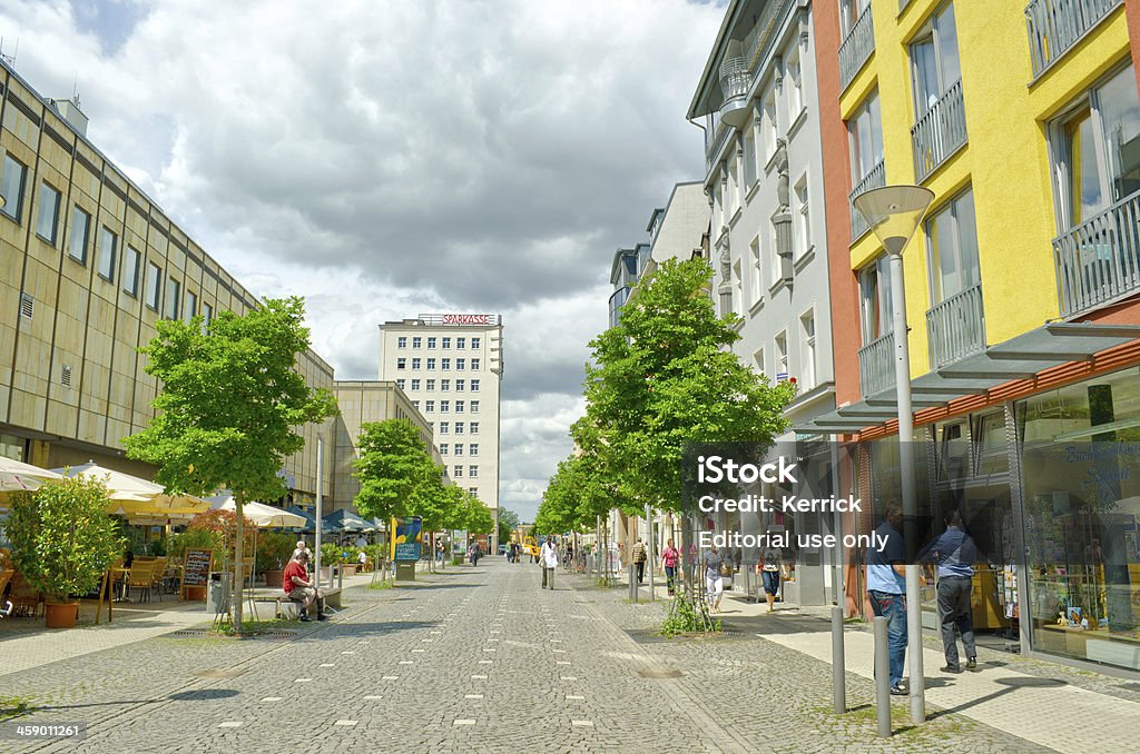 Schlossstrasse in Gera, Deutschland - Lizenzfrei Alt Stock-Foto