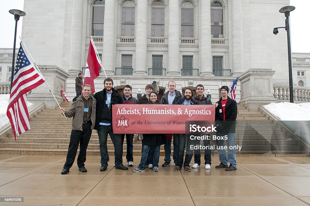 University Wisonsin-Madison Freethought Festival - Lizenzfrei Atheismus Stock-Foto