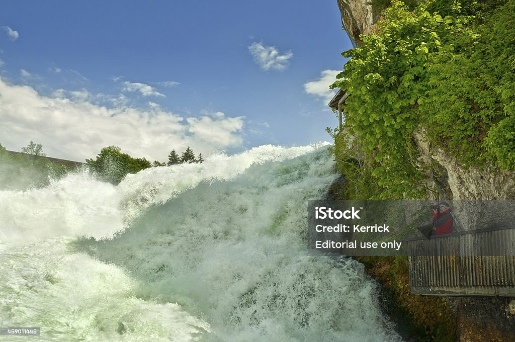 Rheinfall von Schaffhausen in der Schweiz - Lizenzfrei Europa - Kontinent Stock-Foto