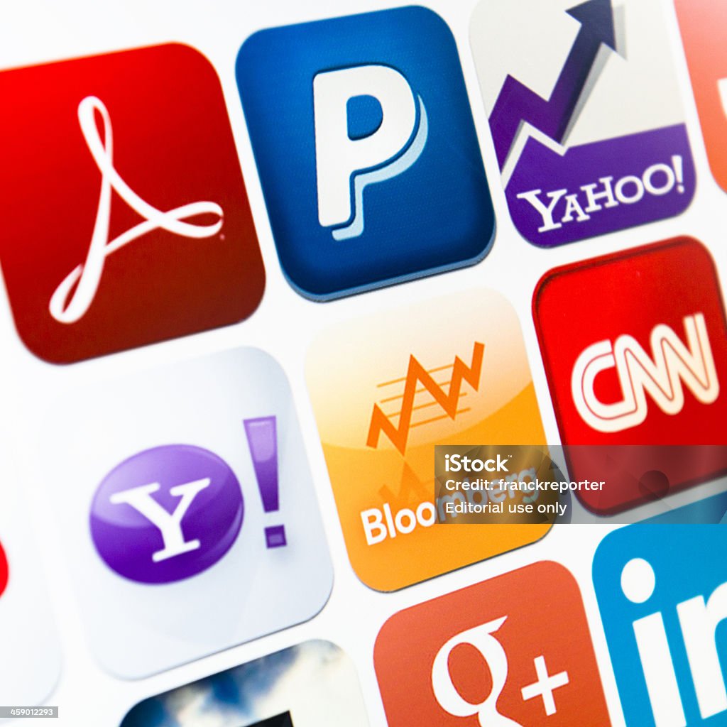 Das berühmteste Symbol app im Itunes-Online-Store - Lizenzfrei Berühmtheit Stock-Foto