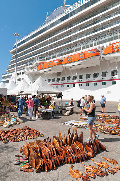 02 OCT 2025 - Istanbul, Turkey - Cruiseships docked close to the historic town of Istanbul. Cruise ships bring significant tourism into Turkey