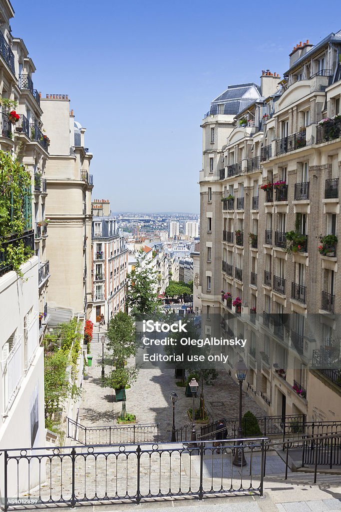 Colinas de Monmartre, Paris. - Foto de stock de Arquitetura royalty-free