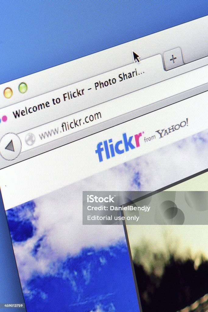 Flickr веб-странице - Стоковые фото Flickr роялти-фри