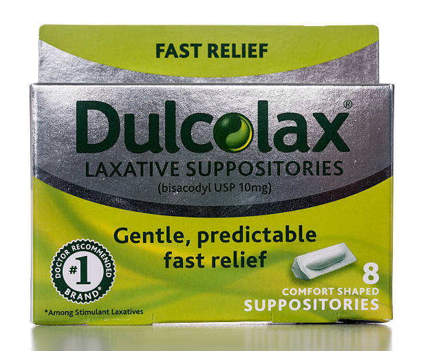 Dulcolax laxantes supositorios - foto de stock